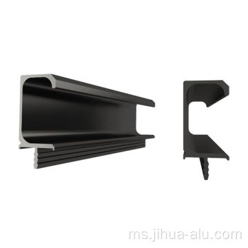 Profil Pemegang Pintu Aluminium 6063-T5 untuk almari pakaian